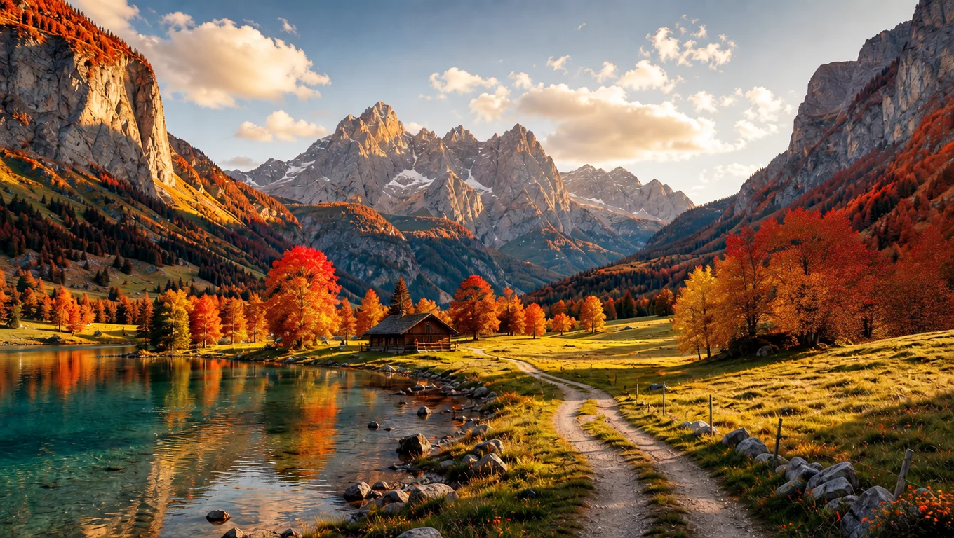 AI image reseason result · Autumn
