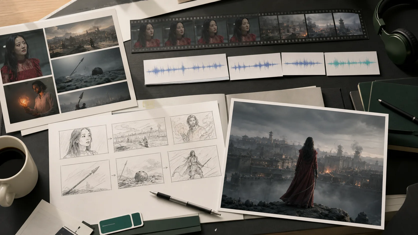 Seedance social video series planning with vertical frames and audio references