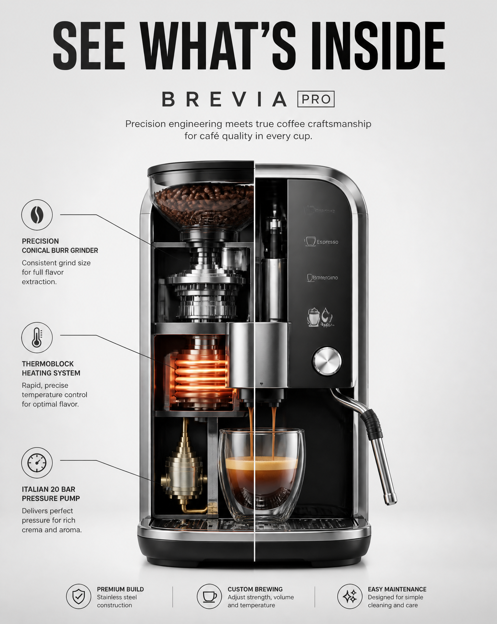 Create a premium 4:5 commercial product poster using the ...