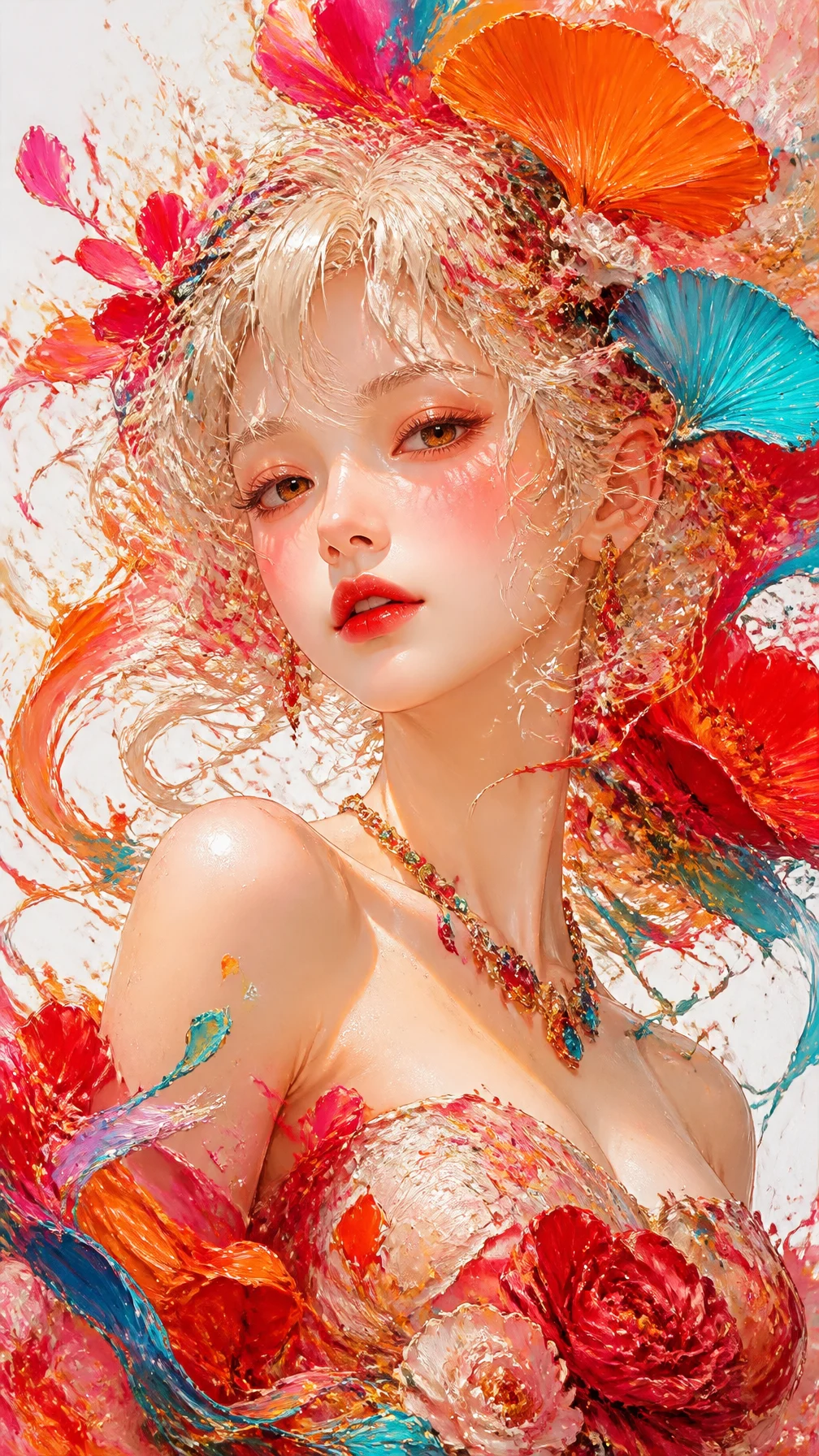 masterpiece, best quality, 8K ultra detailed, thick impas...