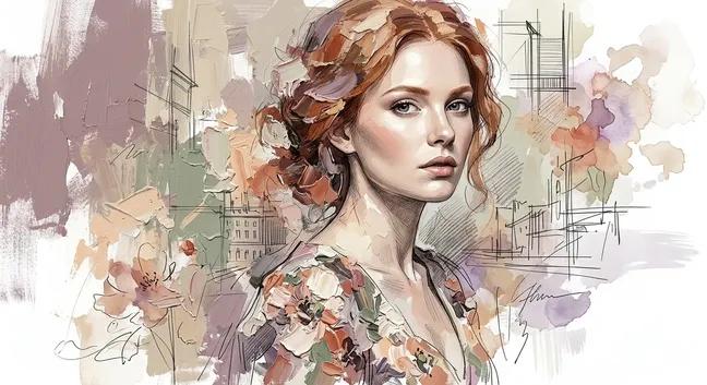 On @ImagineArt_X "Ultra-expressive mixed-media portrait style that fuses
