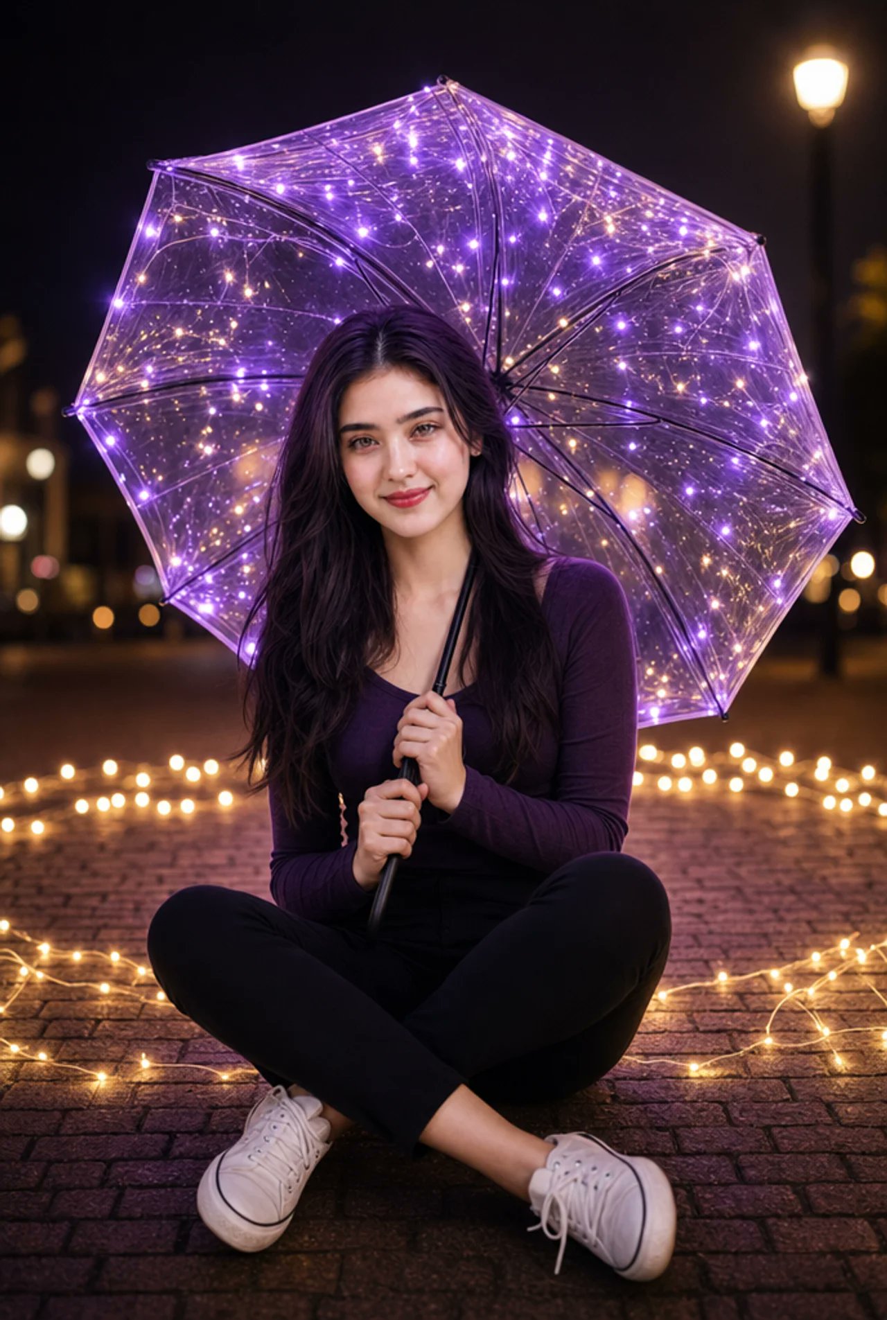 Hyper-realistic cinematic DSLR portrait photography — every detail