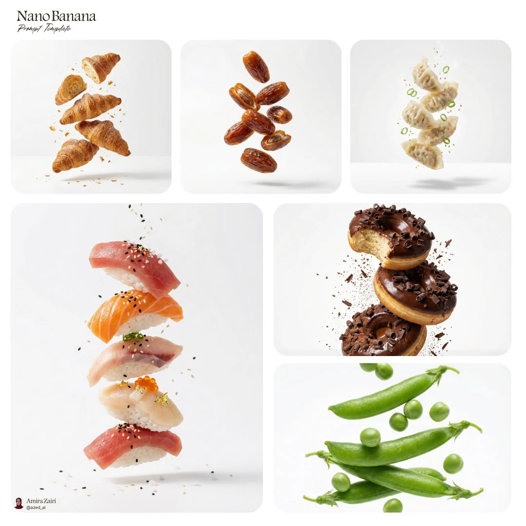 [Subject], premium food advertising, white seamless backg...