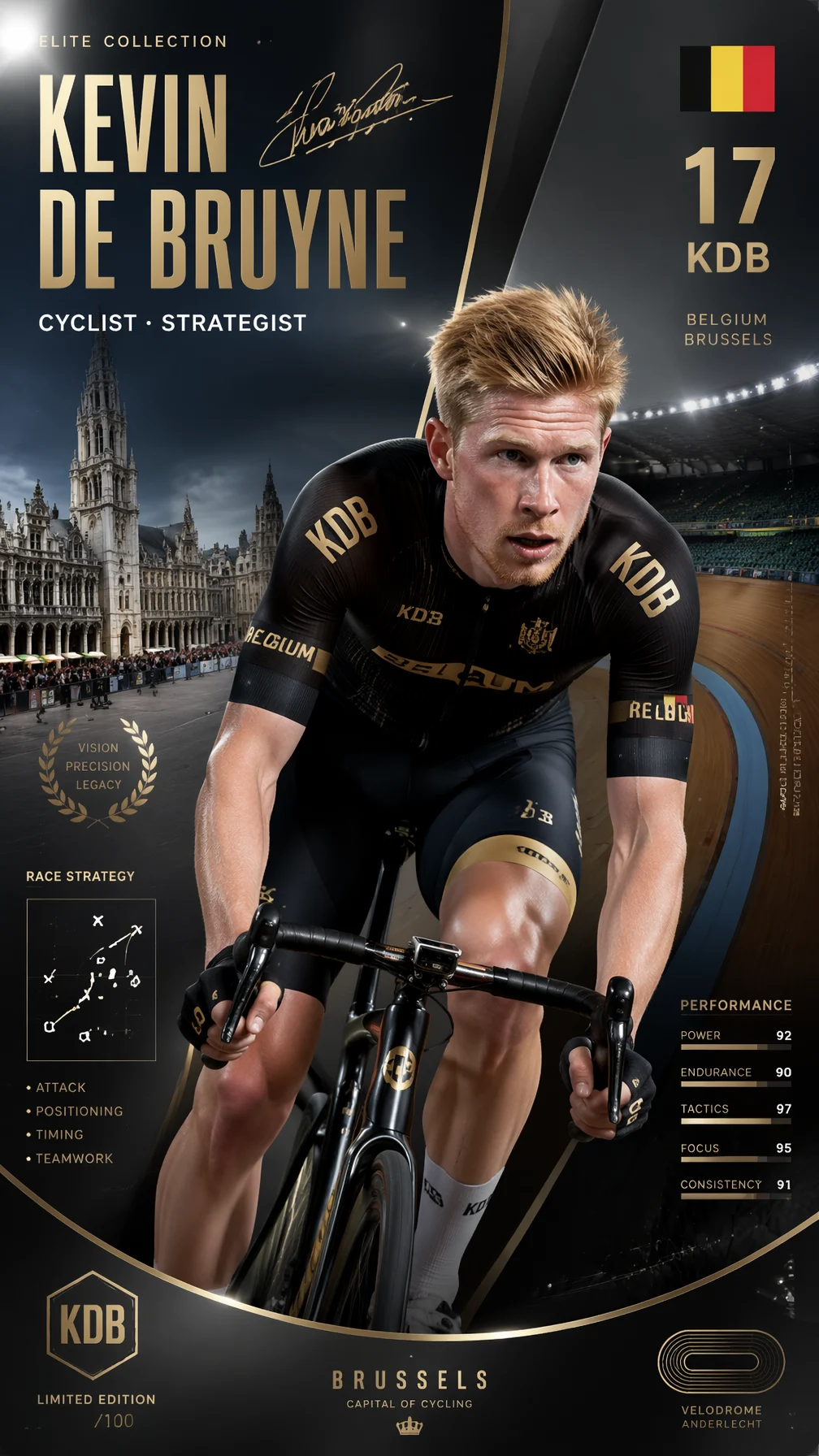 Kevin De Bruyne — Велогонщик‑стратег «Элитная коллекционн...