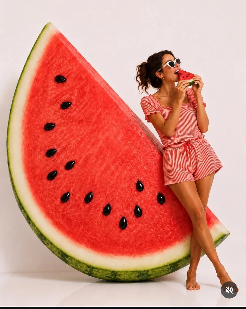Giant Watermelon Summer Editorial