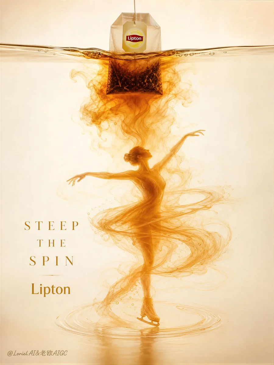 Lipton Tea Figure-Skating Solo
