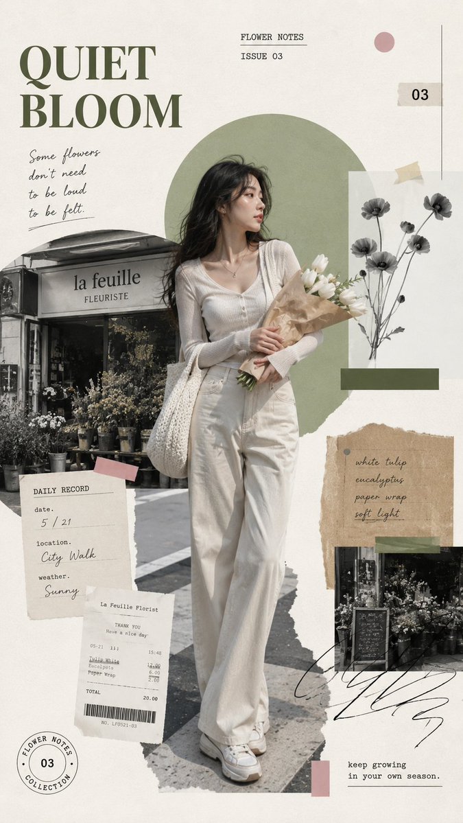 Create a 9:16 vertical editorial collage poster.
