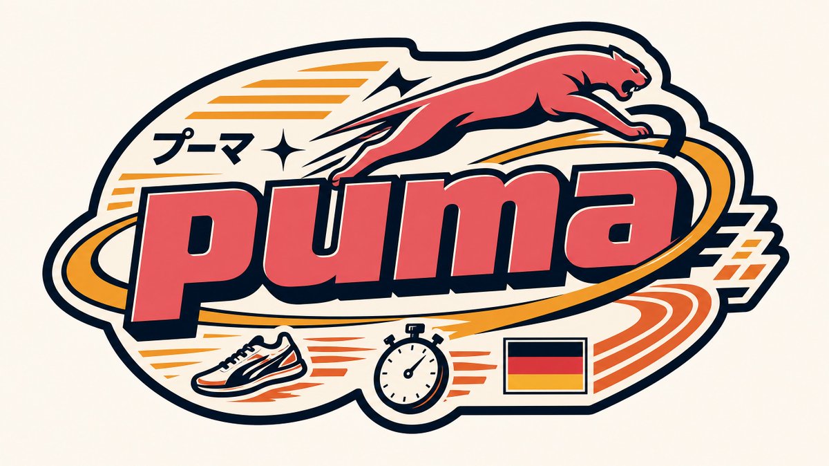 Create a premium flat vector badge inspired by ASICS, designed like a collectible Haraj...