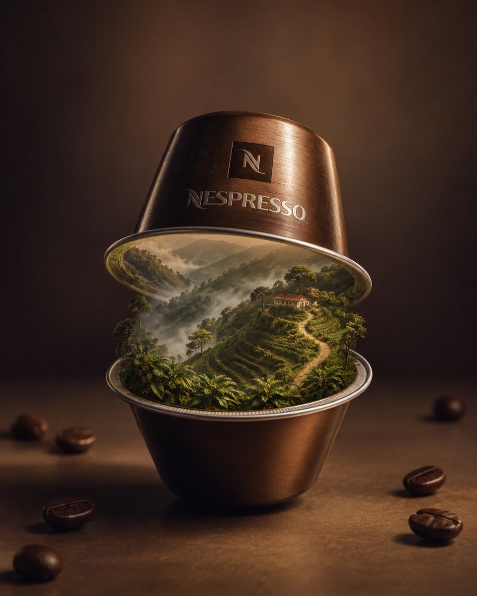Create a Cannes Lions–level surreal advertising visual based on a single unforgettable...