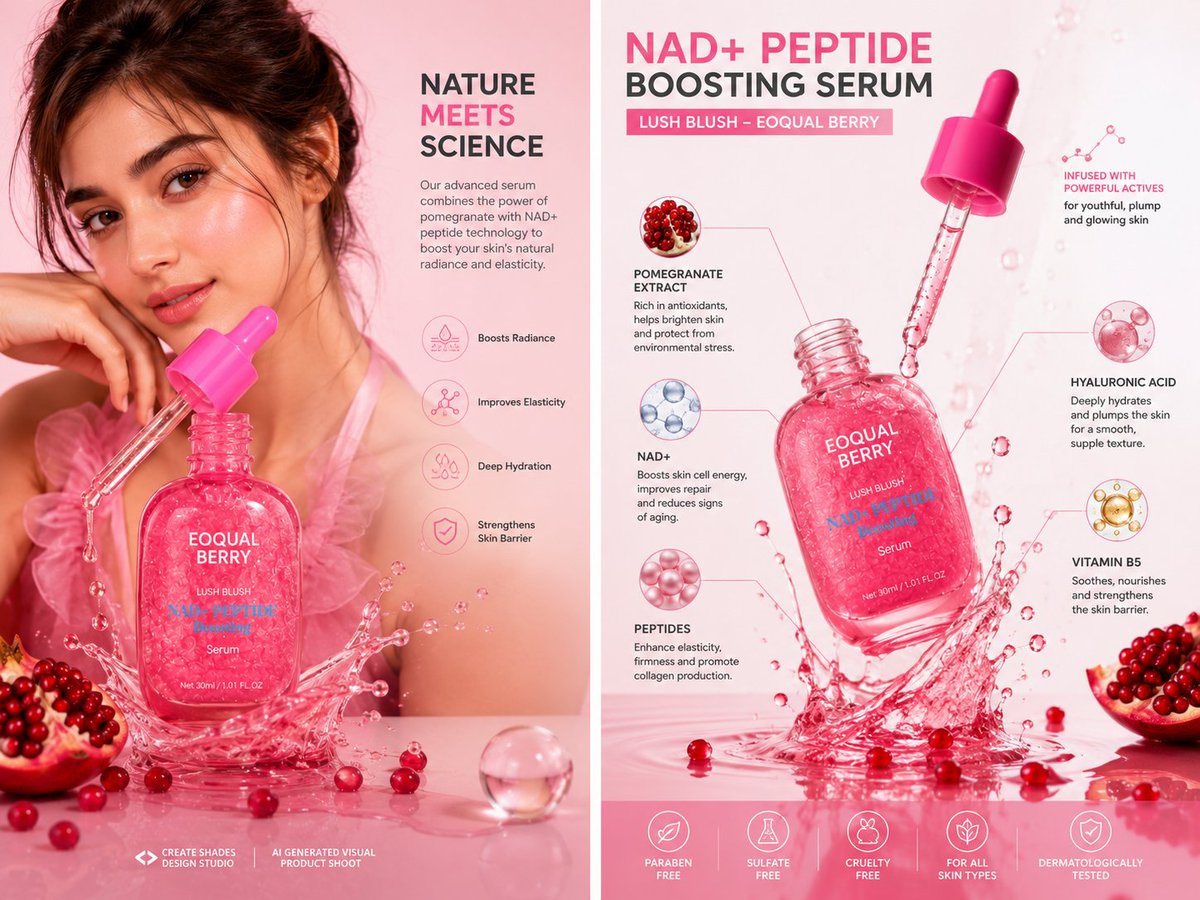 ((Ultra-realistic premium skincare advertisement)), ((luxury cosmetic product photograp...
