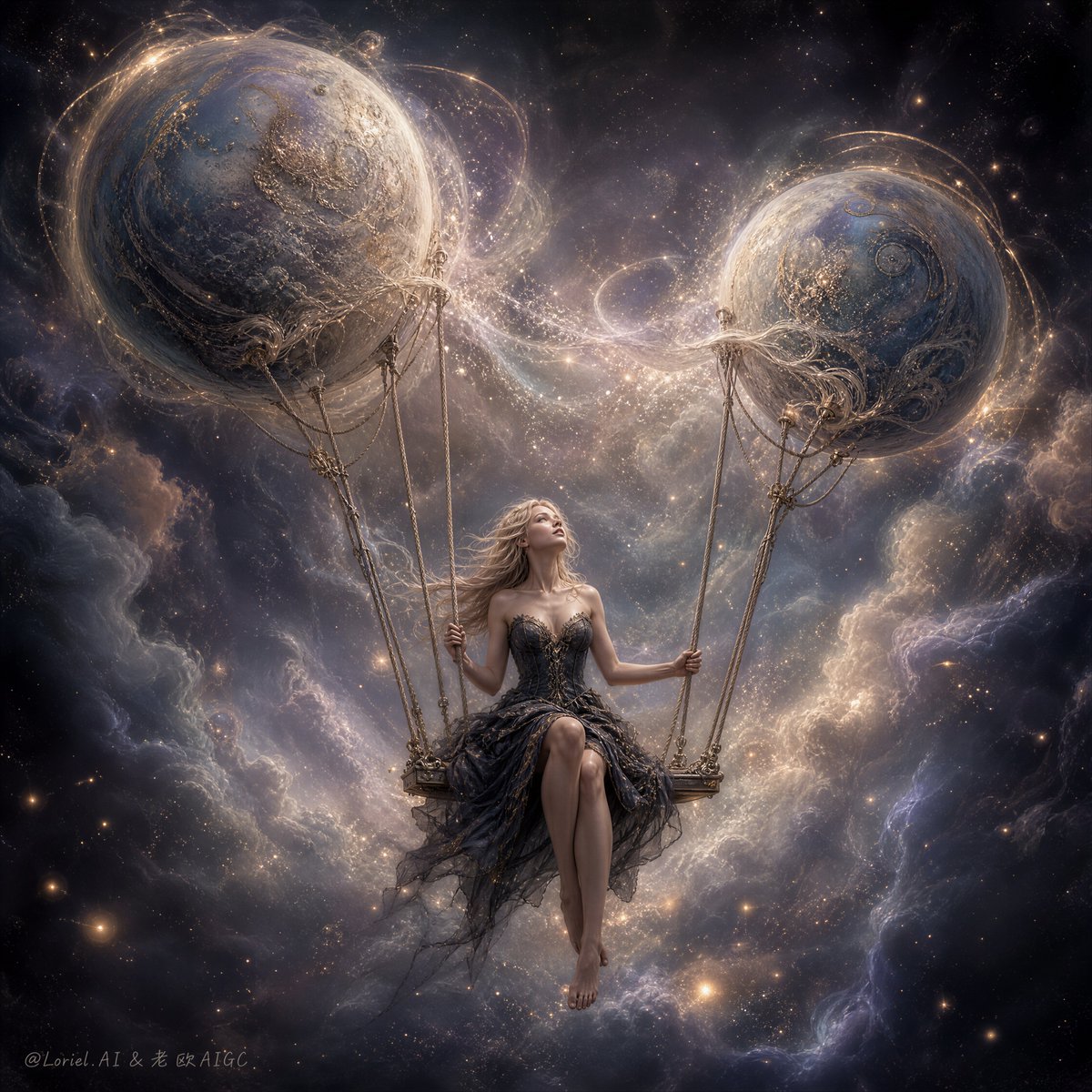 Create an ultra-premium dark fantasy portrait in the “Ember Veil Hollow” direction, ful...