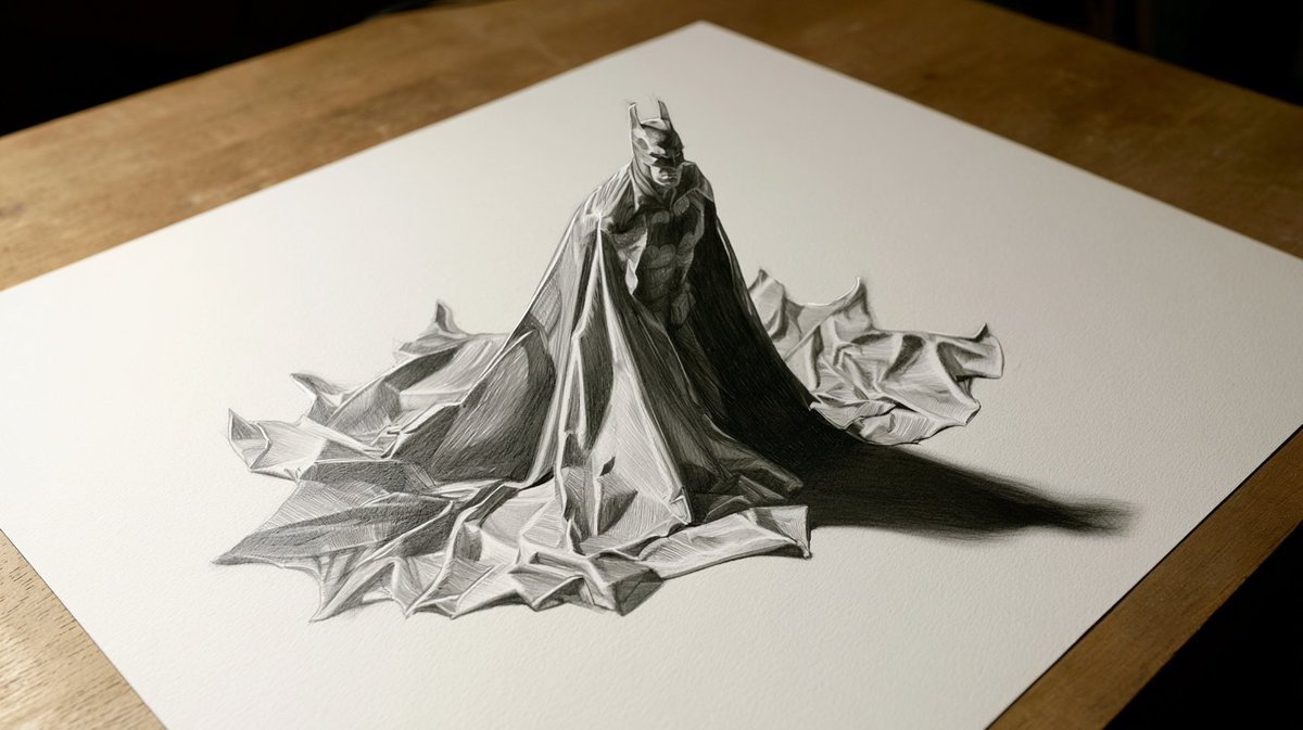three-dimensional drawing of an [character / creature / object performing an iconic act...