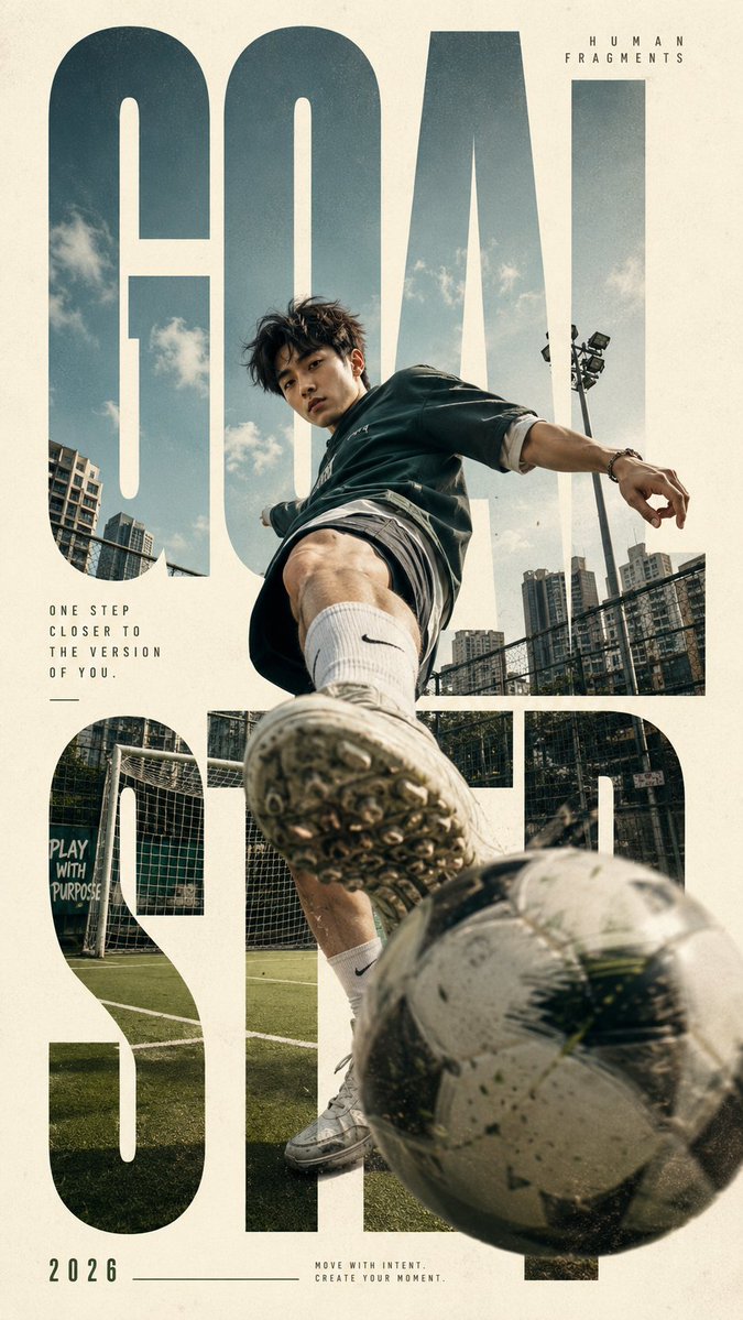 Create a 9:16 editorial poster in the HUMAN FRAGMENTS visual system.