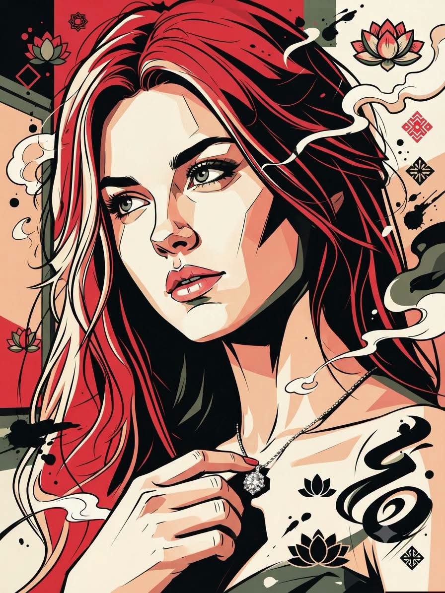Bold neo-retro vector illustration with premium graphic-novel aesthetics, combining cle...