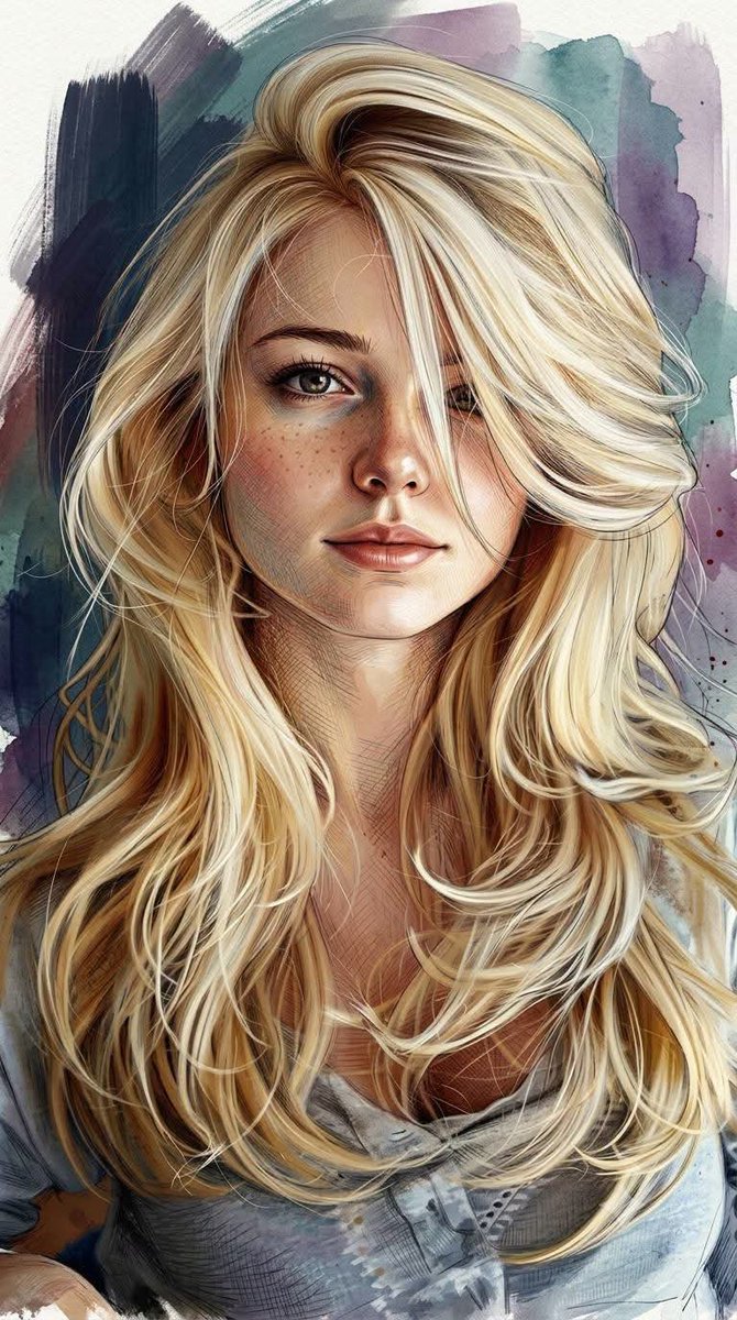 Masterpiece contemporary expressive fine-art portrait style that seamlessly fuses class...