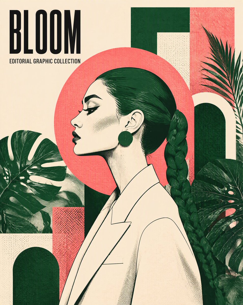Editorial poster featuring [CHARACTER] in strict left-facing profile, cropped from mid-...