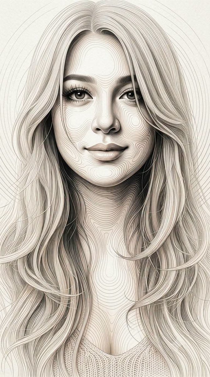 A highly refined contemporary mixed-media portrait style combining an ethereal high-key...