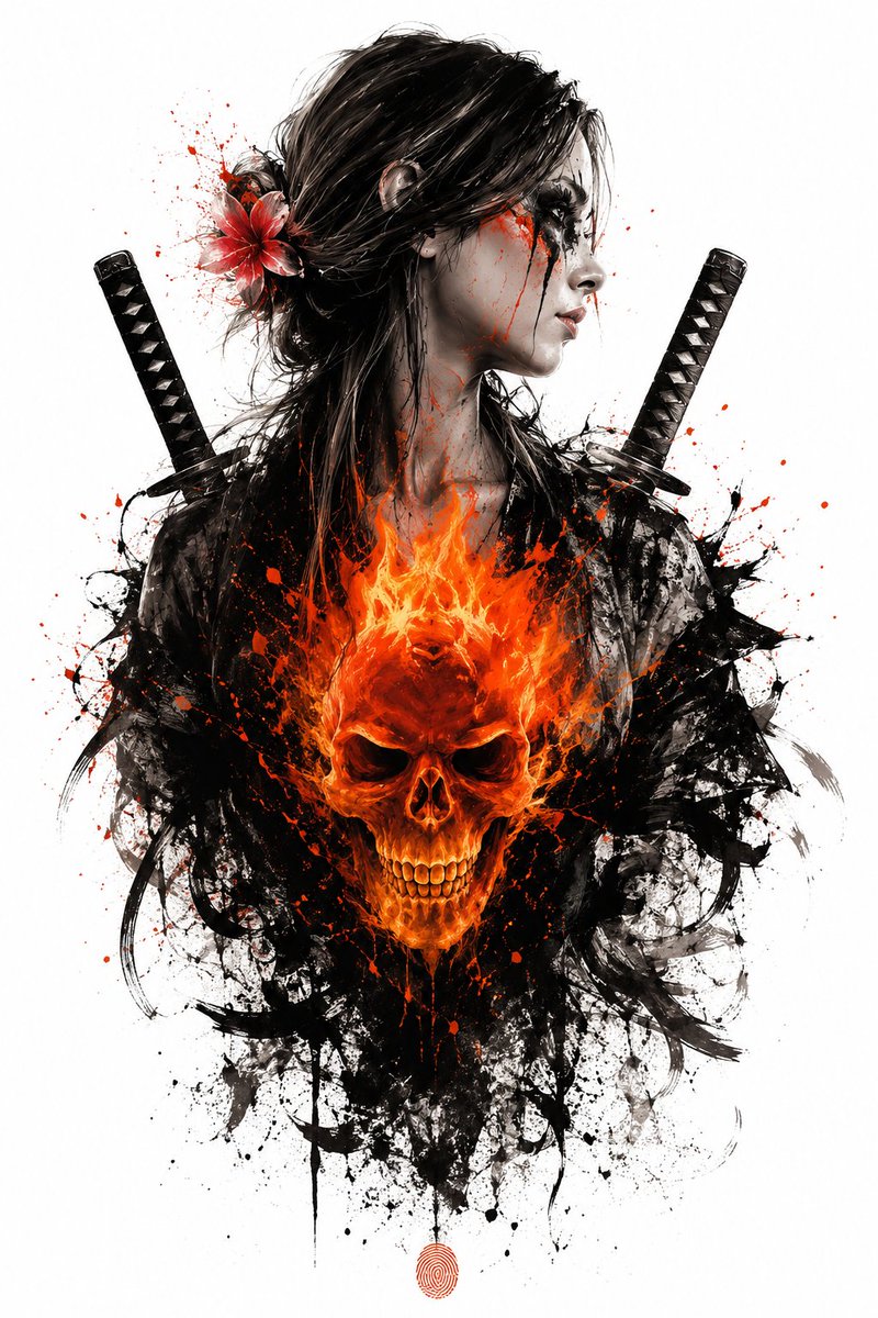 A highly accurate digital concept art illustration, featuring a cutting-edge sumi-e ink...