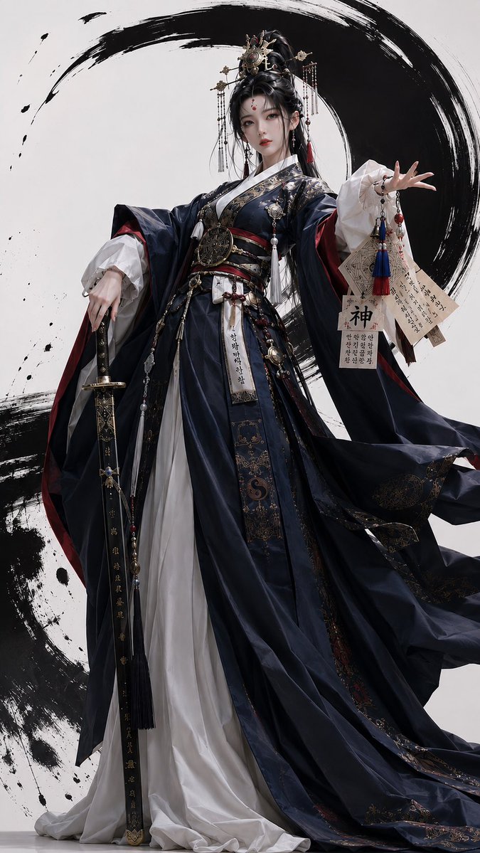 Masterpiece, ultra-detailed hyperrealistic anime realism, full-body portrait of an extr...