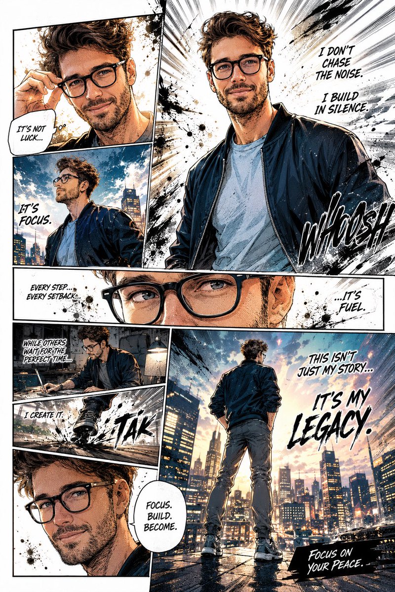 Use a given image to Create a full-color, full-page manga illustration based on the per...