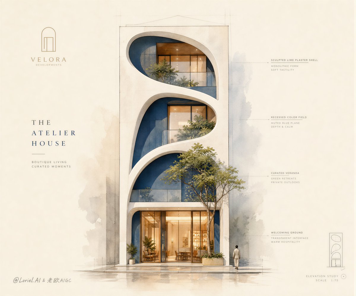 Create an ultra-premium architectural sales poster for a fictional luxury real estate d...