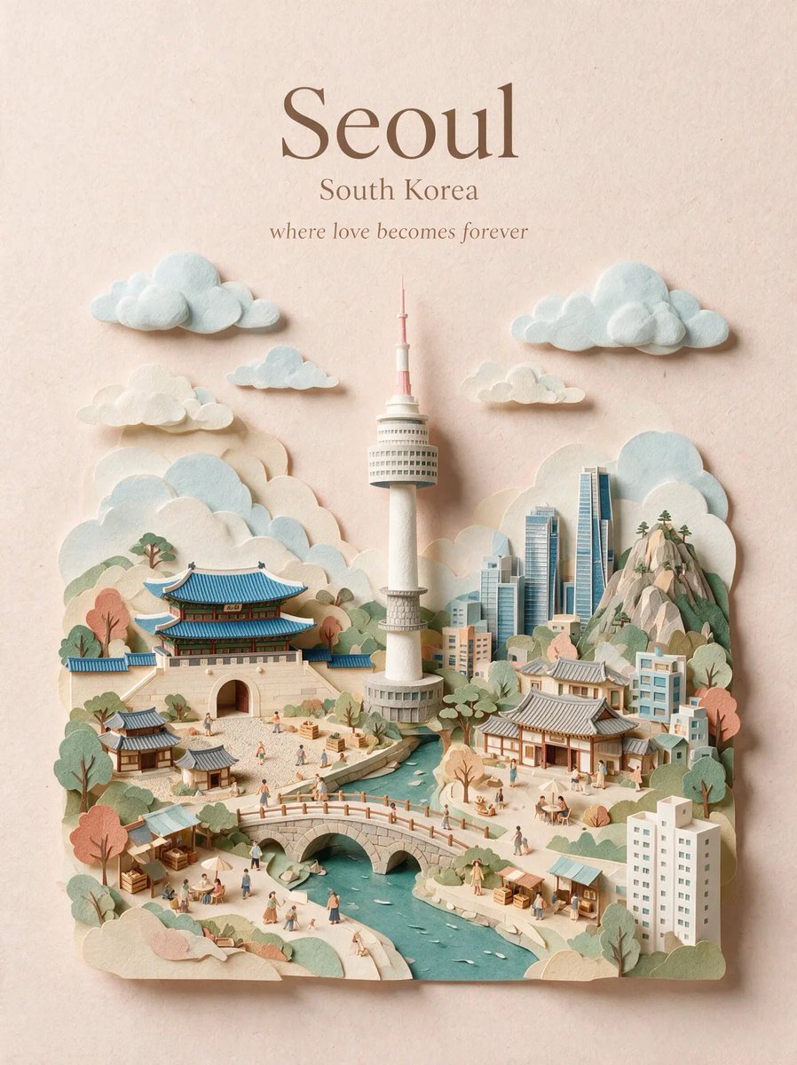 Create a premium vertical 4:5 travel poster of [CITY], [COUNTRY], designed entirely as...