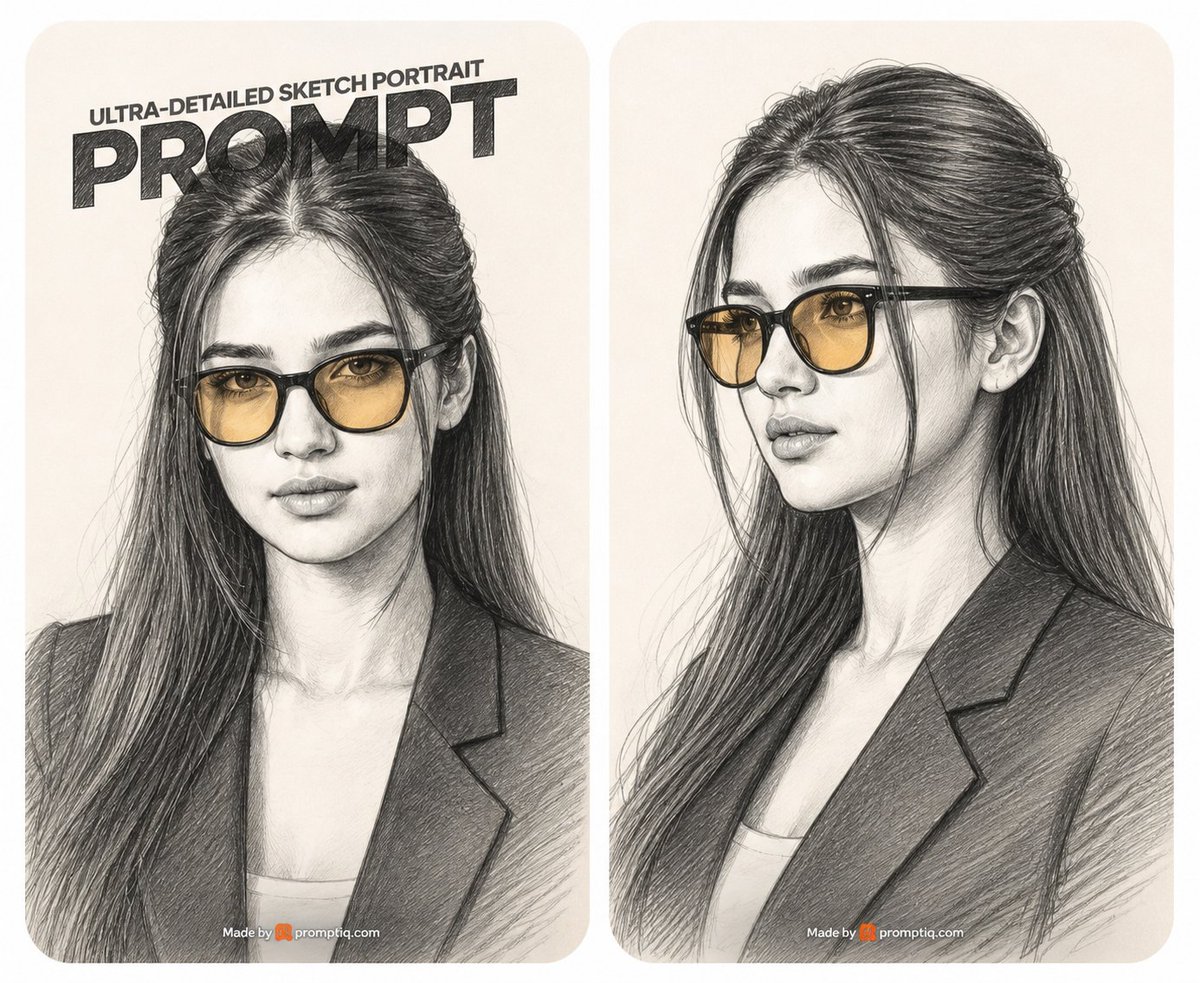 Create an ultra-detailed graphite pencil sketch portrait using the uploaded reference p...