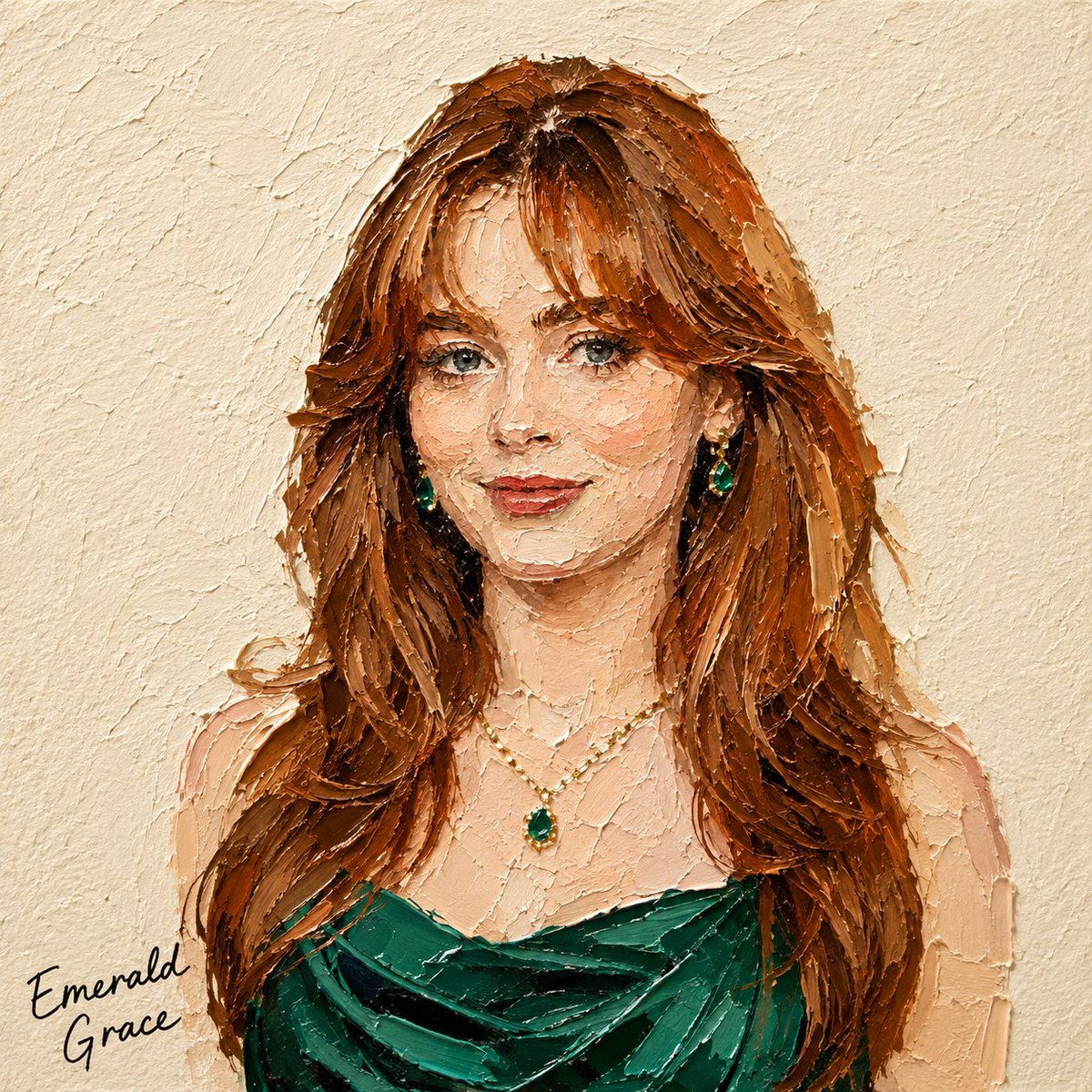 Transform the subject in the attached photo into a square miniature painting in a palet...