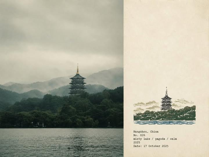 Please create a separate "Rubber Stamp Travel Field Notes Poster" for each photo I uplo...