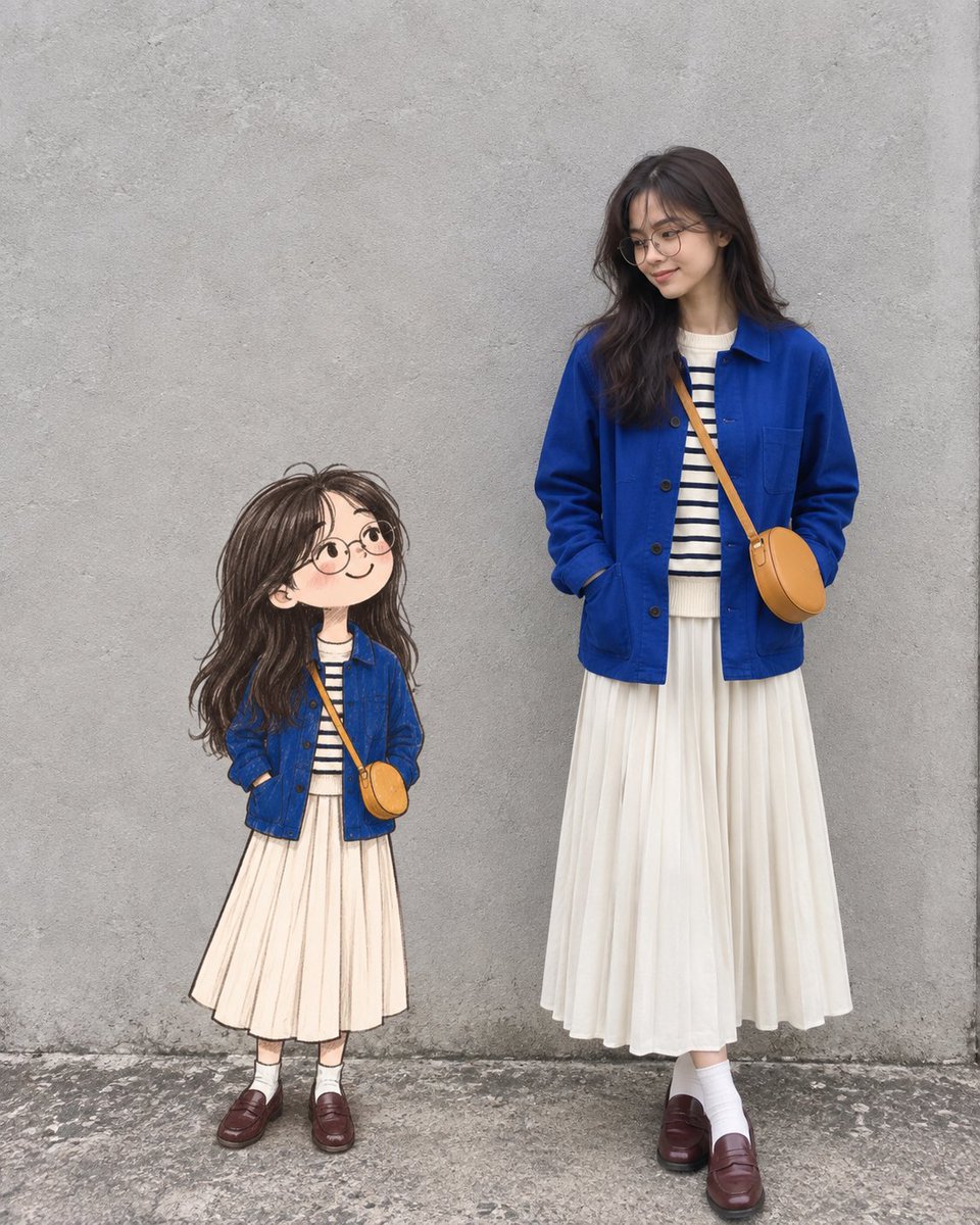 Create a highly realistic editorial-style photograph featuring one young woman standing...