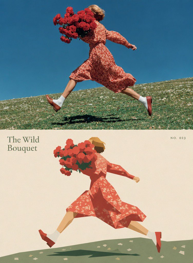 Using the uploaded photo, create a vertical 3:4 “before-and-after” comparison poster. I...